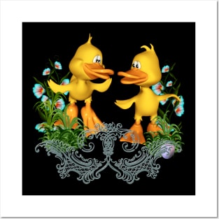 Cute little ducks Posters and Art